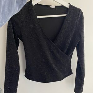 Dynamite Sparkling Long sleeve Womens M top